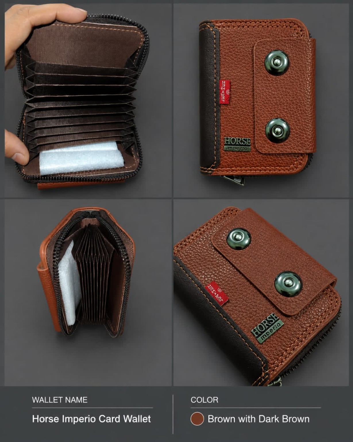 Brown Card Wallet