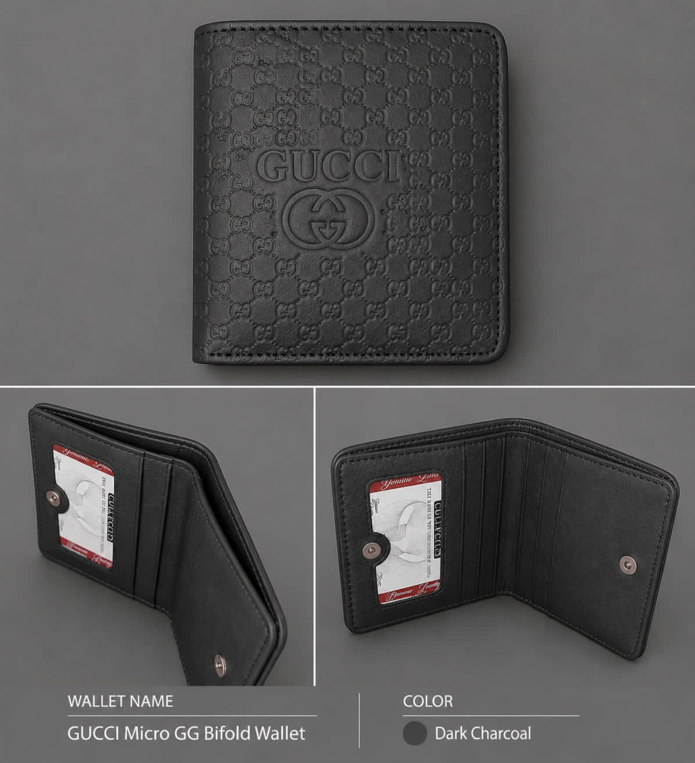 Dark Charcoal Wallet