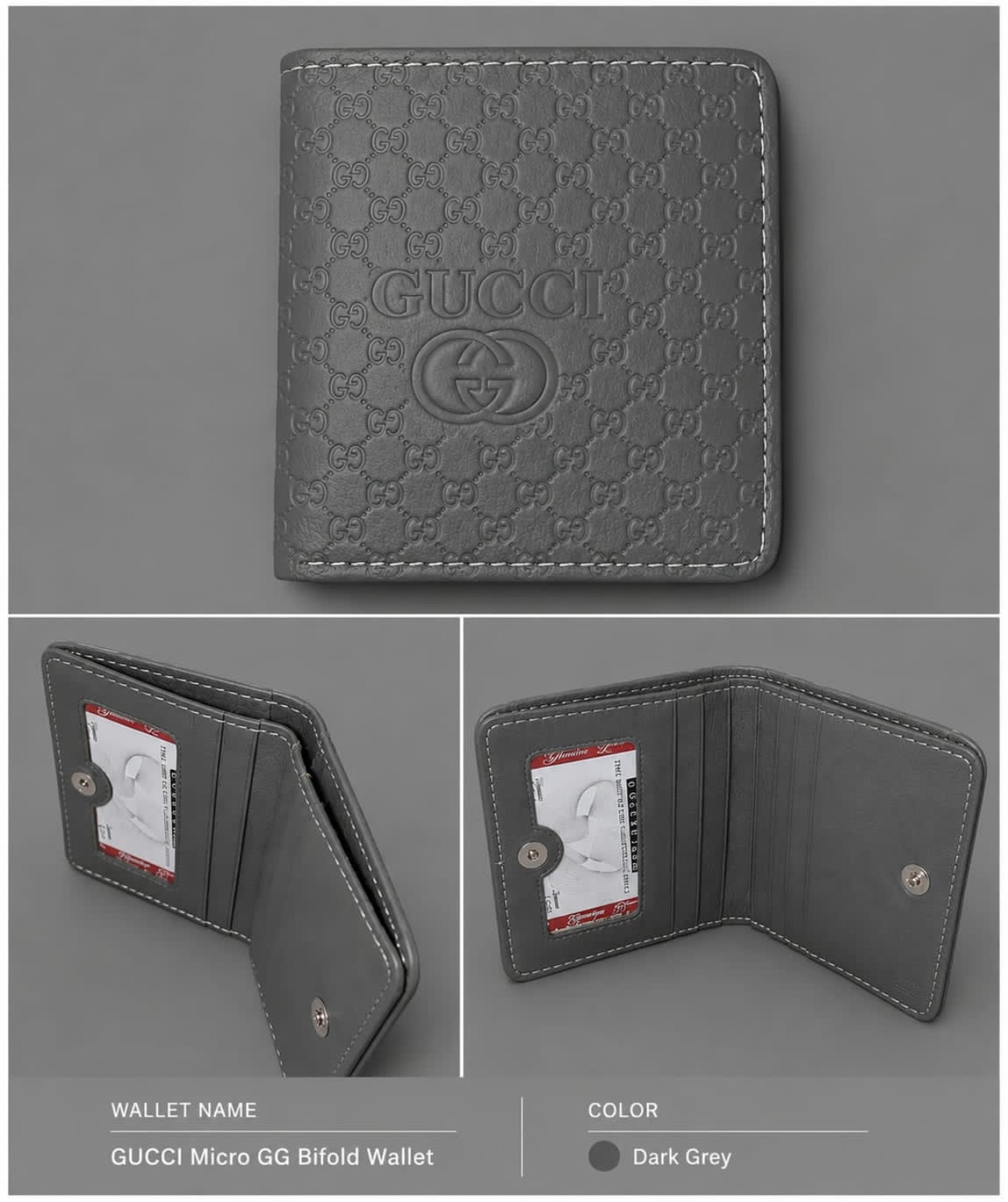 Dark Grey Wallet